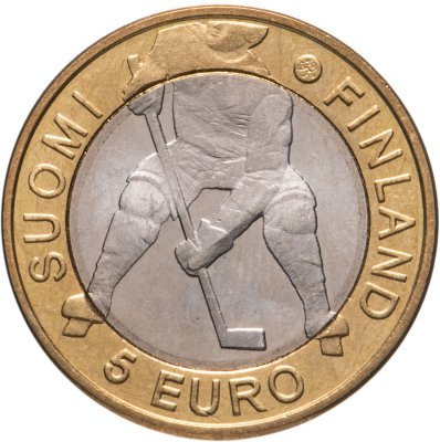 купить Финляндия 5 евро 2012 "Чемпионат мира по хоккею с шайбой 2012"