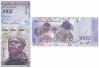 купить Венесуэла 1000 боливаров 2017 год Pick 95b