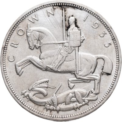 купить Великобритания 1 крона (crown) 1935 "25 лет правления Короля Георга V"