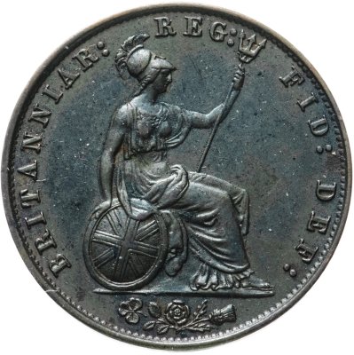 купить Великобритания 1/2 пенни (penny) 1857