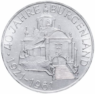 купить Австрия 25 шиллингов (shillings) 1961 "40 лет Бургерланду"