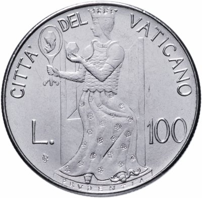 купить Ватикан 100 лир (lire) 1979