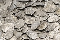 Купить Серебряная копейка Петра I 1696-1717 гг (до реформы)