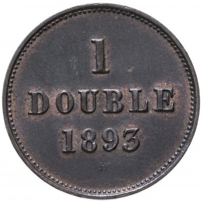 купить Гернси 1 дубль (double) 1893