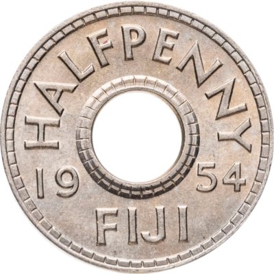 купить Фиджи 1/2 пенни (penny) 1954