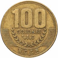 Купить Коста-Рика100 колонов (colones) 1999