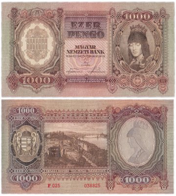 купить Венгрия 1000 пенге 1943 (Pick 116)