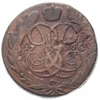Купить 5 копеек 1760 без обозначения монетного двора