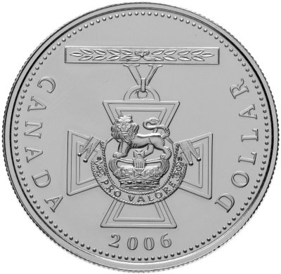 купить Канада 1 доллар (dollar) 2006 "150 лет кресту Виктории", в футляре
