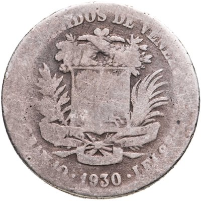 купить Венесуэла 2 боливара (bolivares) 1930