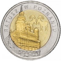 купить Польша 5 злотых 2015 "Познанская ратуша (Ratusz w Poznaniu)"