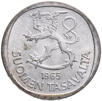 купить Финляндия 1 марка (markka) 1965 S