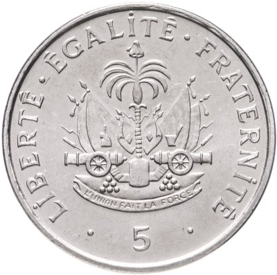 купить Гаити 5 сантимов (centimes) 1997