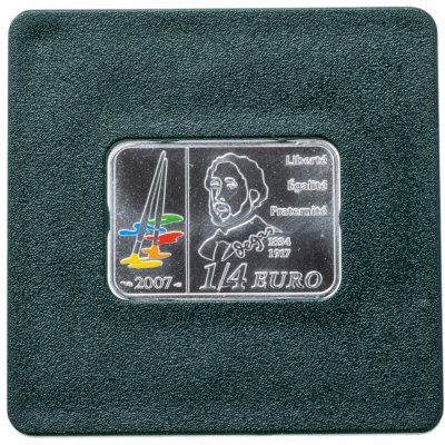 купить Франция 1/4 евро (25 евроцентов) 2007 "Эдгар Дега" с сертификатом