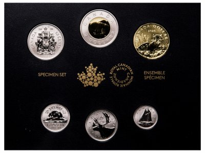 купить Канада набор из 6-ти монет пруф 2020 "Черноногий хорек" в футляре, с сертификатом