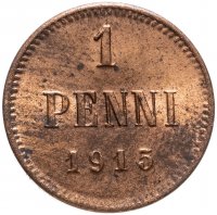 купить 1 пенни (penni) 1915