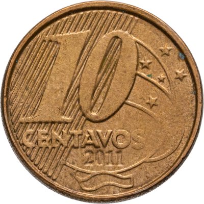 купить Бразилия 10 сентаво (centavos) 2011