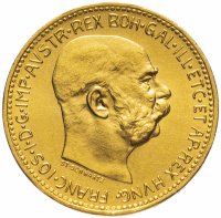 купить Австрия 20 крон (corona) 1915 рестрайк