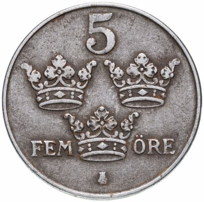 купить Швеция 5 эре 1949
