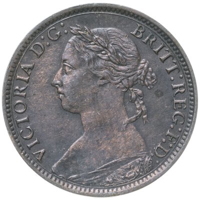 купить Великобритания 1 фартинг (farthing) 1886