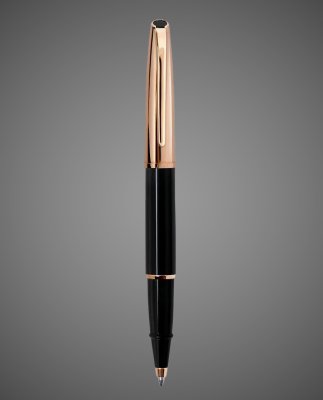 купить Ручка-роллер Aurora Style Metal Black GT, в подарочной коробке, Покрытия: позолота, позолота, смола, 2026 г.