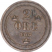 Купить Швеция 2 эре 1907