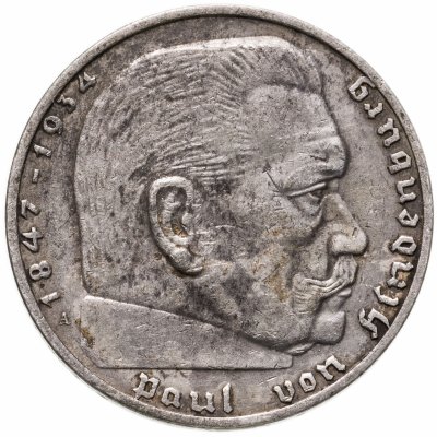 купить Германия (Третий Рейх) 2 рейхсмарки (reichsmark) 1939