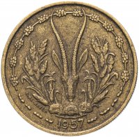 купить Французская Западная Африка 25 франков 1957