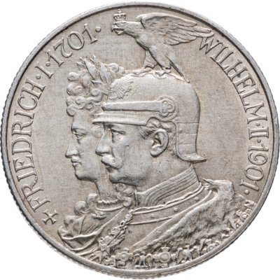 купить Германская Империя 2 марки (mark) 1901 "200 лет Пруссии"