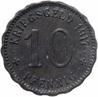 купить Германия (Хаген) нотгельд 10 пфеннигов 1917