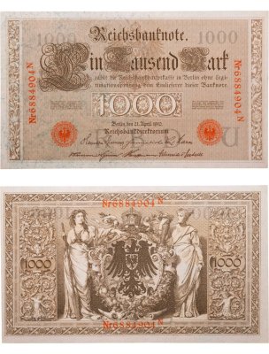 купить Германия 1000 марок 1910 года
