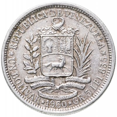 купить Венесуэла 1 боливар (bolivar) 1960