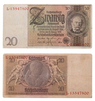 купить Германия 20 марок 1929 года