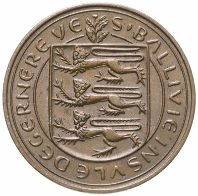 купить Остров Гернси 8 дублей (doubles) 1956