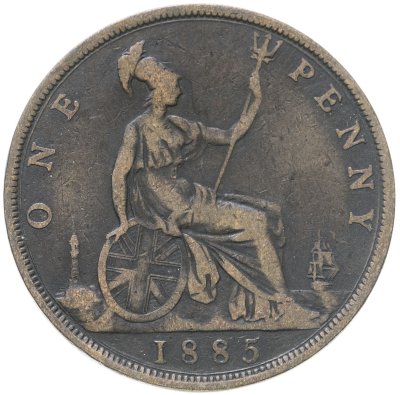 купить Великобритания 1 пенни (penny) 1885