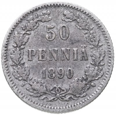 купить 50 пенни 1890 L, монета для Финляндии
