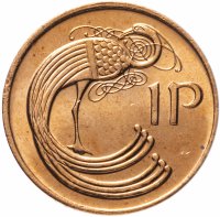 Купить Ирландия 1 пенни (penny) 1980