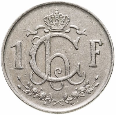 купить Люксембург 1 франк (franc) 1952