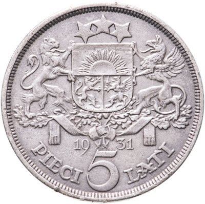 купить Латвия 5 латов (lati) 1931