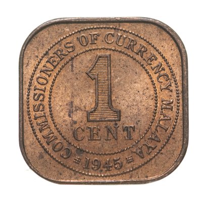купить Малайя 1 цент (cent) 1945