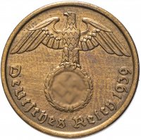 Купить Нацистская Германия (Третий Рейх) 2 рейхспфеннига 1937-1940