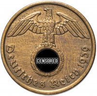 Купить Нацистская Германия (Третий Рейх) 2 рейхспфеннига 1937-1940