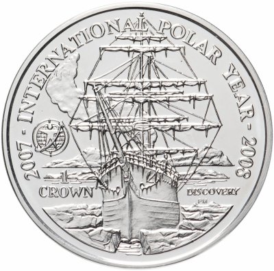 купить Фолклендские острова 1 крона (crown) 2007 "Международный полярный год"