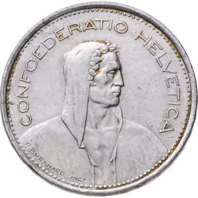 купить Швейцария 5 франков (francs) 1974