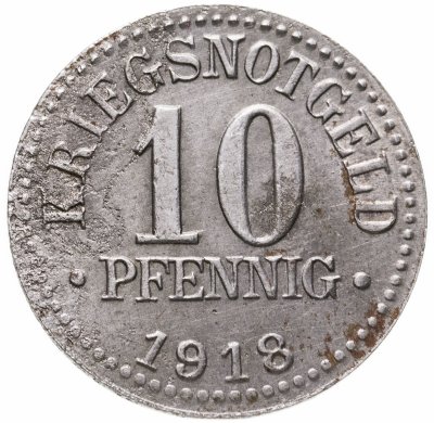 купить Германия (Брауншвейг) нотгельд 10 пфеннигов 1918