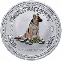 Купить 1 доллар (dollar) 2006 Year of the Dog (год Собаки)