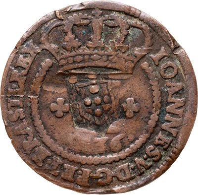 купить Бразилия 40 реалов 1809, надчекан на 20 реалах 1736