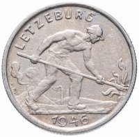 купить Люксембург 1 франк (franc) 1946