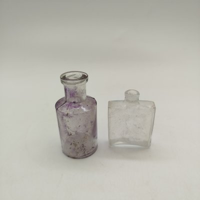 купить Набор из двух аптечных пузырьков, стекло, Россия, 1900-1930 гг.