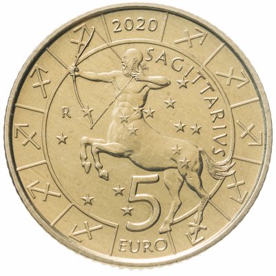 купить Сан-Марино 5 евро 2020 Знаки зодиака - Стрелец